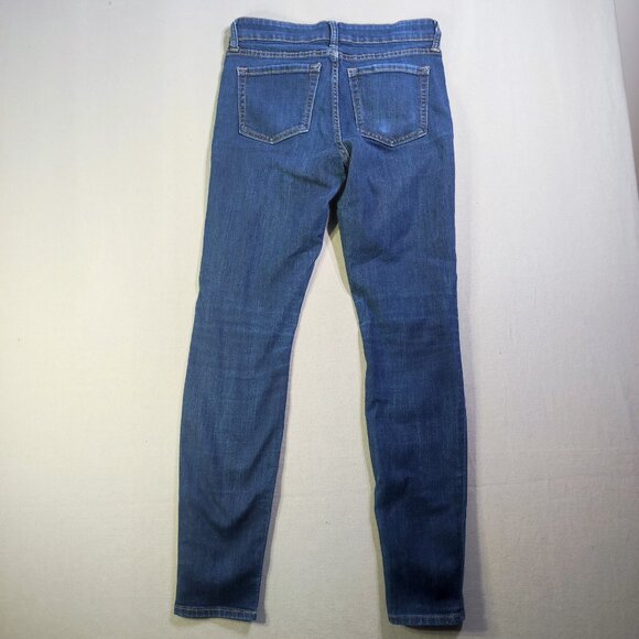 Gap Jeans Leggings skinny stretch women's size 4 / 27R dark washed blue - Picture 3 of 12